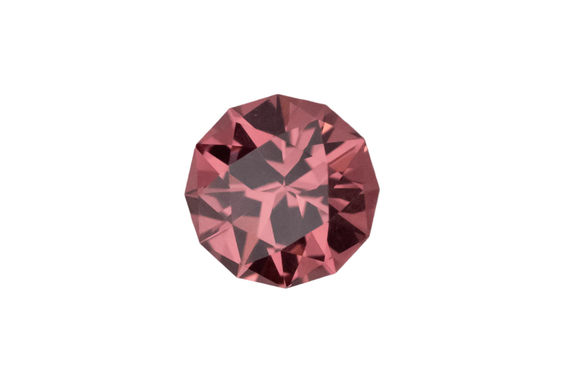1.25 CT Round Cut Pink Garnet - Lavender Creek Gems 