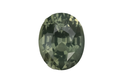 2.61 CT Oval Cut Silky Teal Green Sapphire - Lavender Creek Gems 
