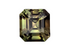 3.39 CT Asscher Cut Green/Brown Sapphire - Lavender Creek Gems 