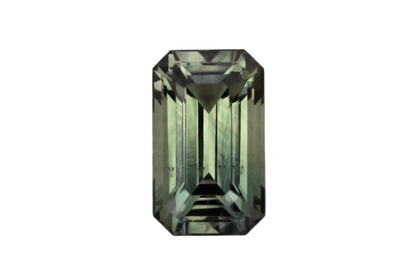 2.39 CT Emerald Cut Teal Green Sapphire - Lavender Creek Gems 