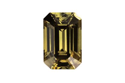 1.95 CT Emerald Cut Yellow Green Sapphire - Lavender Creek Gems 