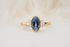 The Sura Ring | 1.31 CT Oval Blue Sapphire - Lavender Creek Gems 