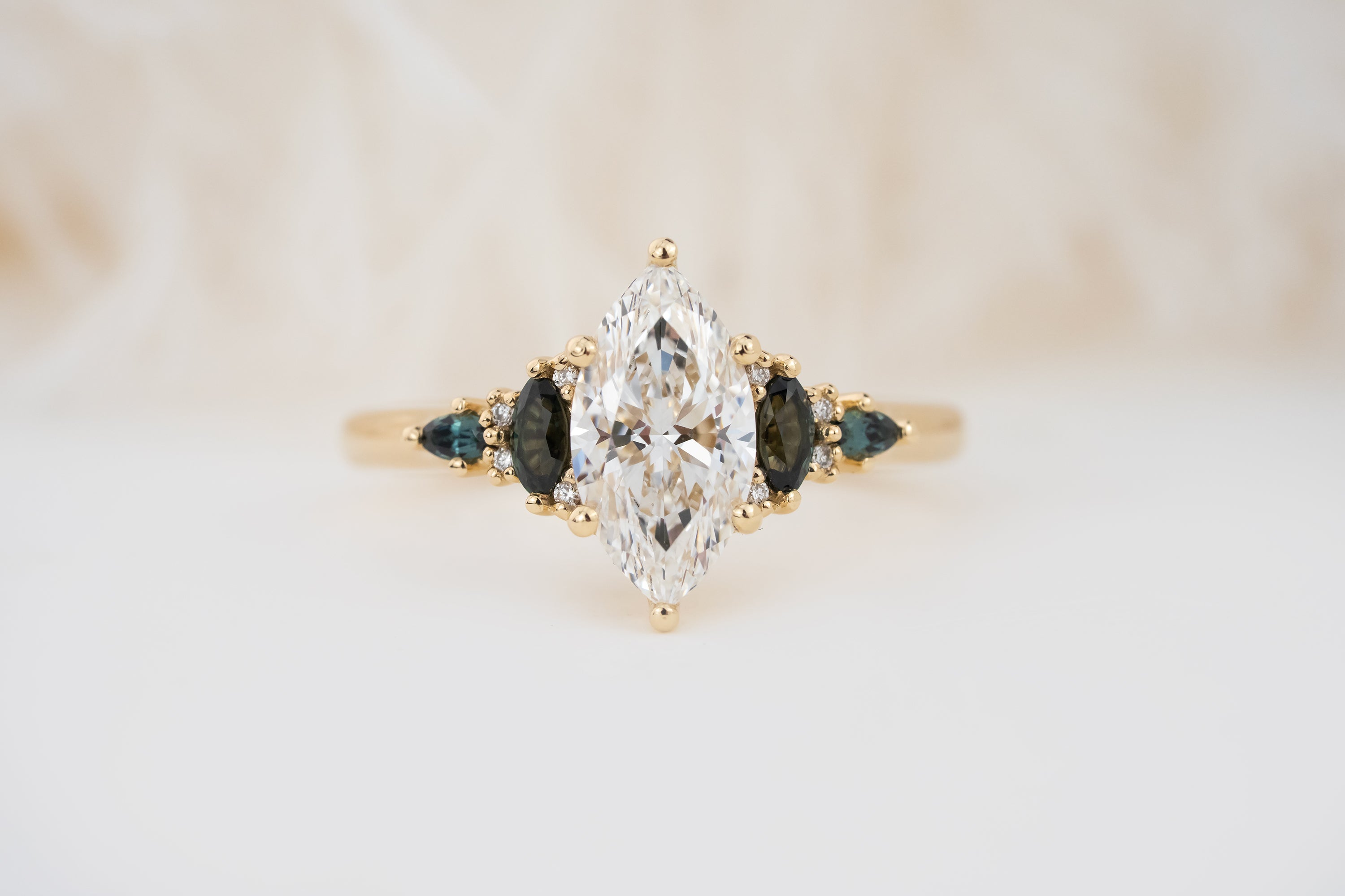 The Low Maeve Ring | Marquise | Setting Only – Lavender Creek Gems