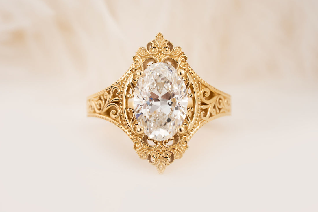 The Chantilly Ring | 2.55 CT Oval Diamond