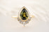 The Penelope Ring - 2.18 CT Pear Green Australian Sapphire - Lavender Creek Gems 