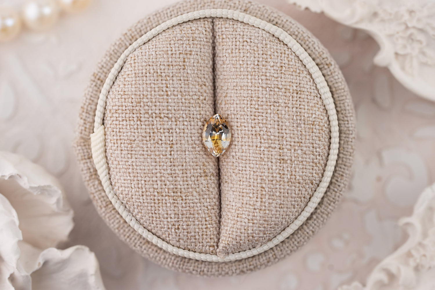 0.81 CT Marquise Bicolor Montana Sapphire - Lavender Creek Gems 