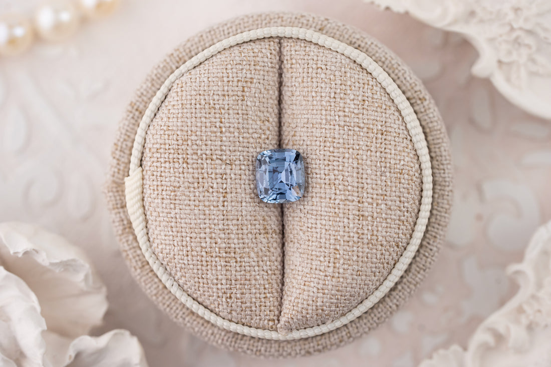 1.82 CT Cushion Blue Sapphire - Lavender Creek Gems 