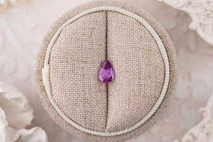 0.92 CT Pear Purple Sapphire - Lavender Creek Gems 