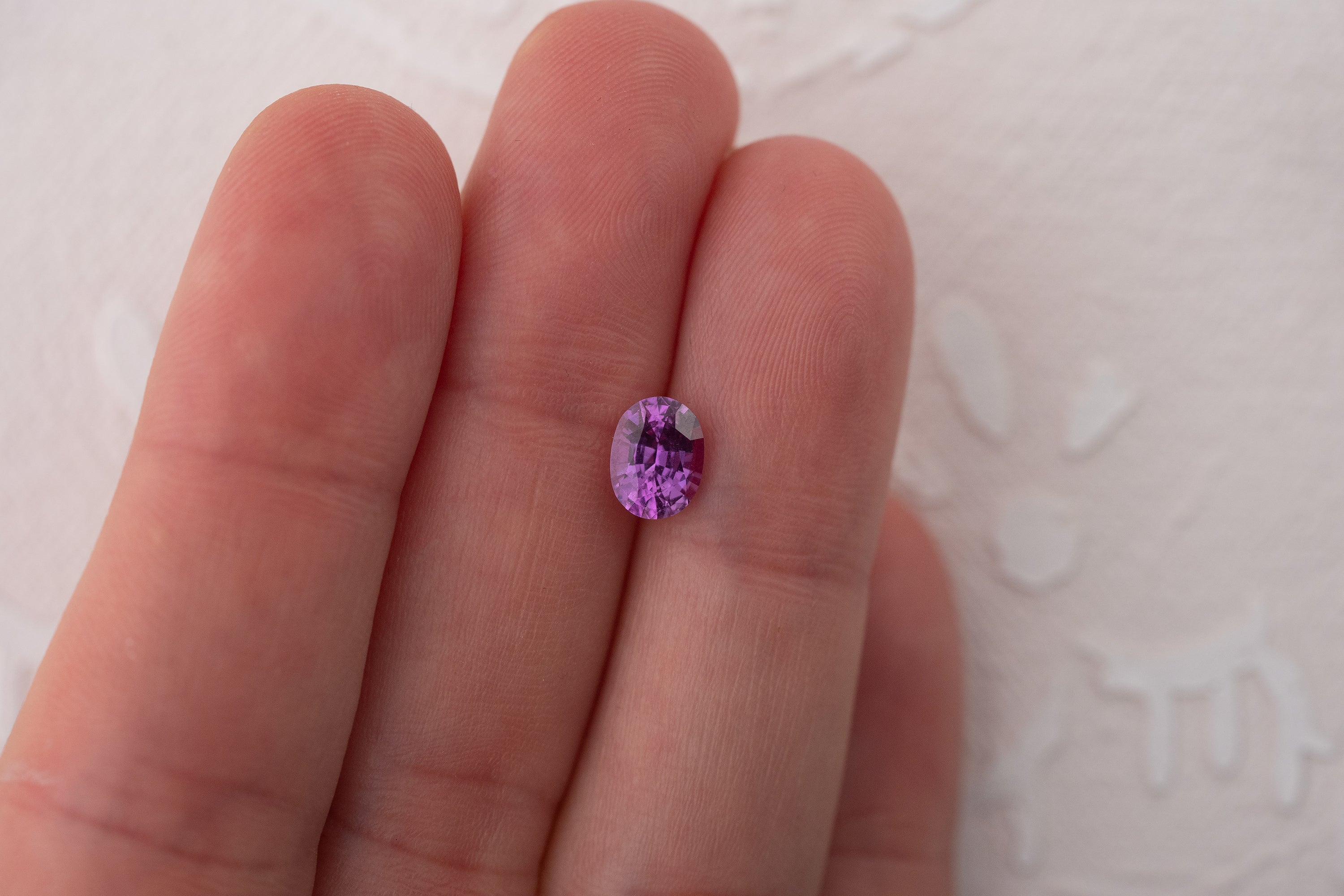 1.41 CT Oval Purple/Magenta Sapphire - Lavender Creek Gems 