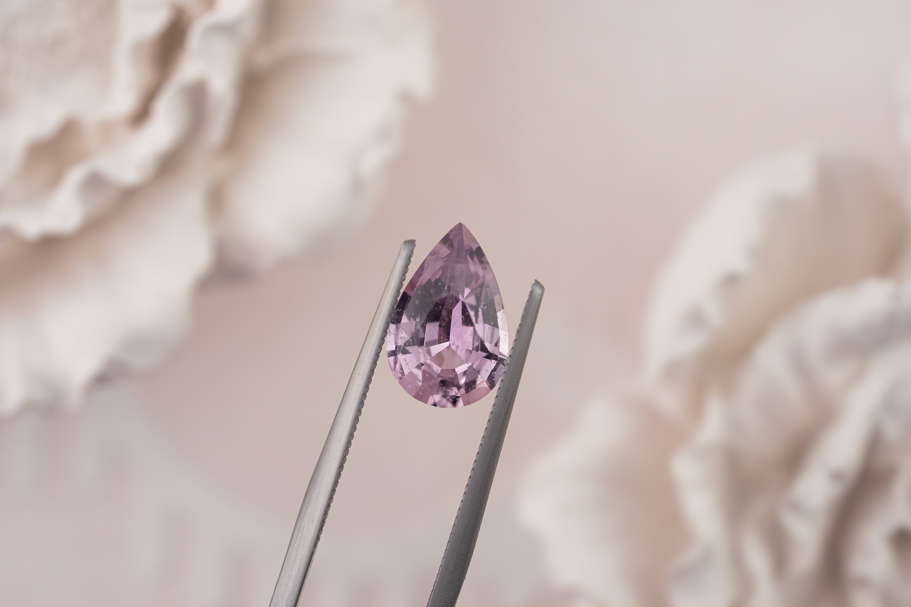 2.46 CT Pear Light Purple Sapphire - Lavender Creek Gems 