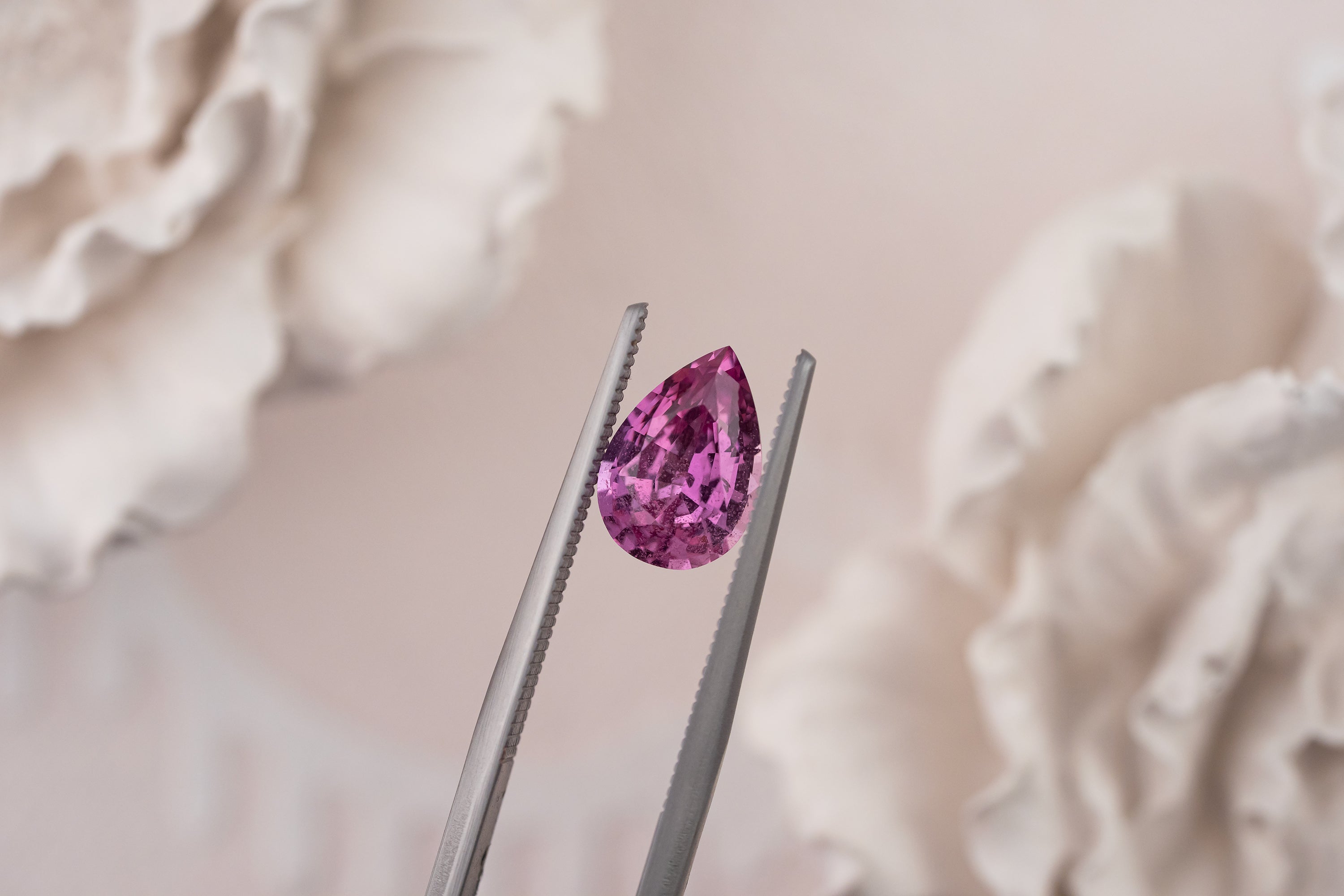 1.93 CT Pear Pink Sapphire - Lavender Creek Gems 