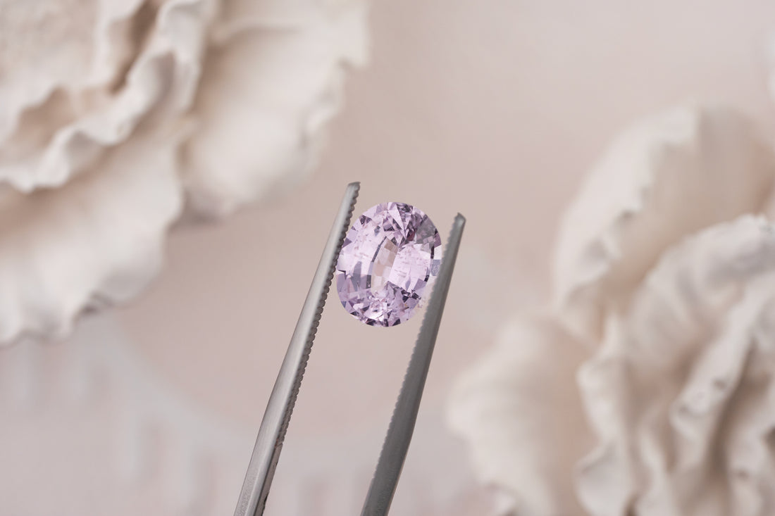 2.24 CT Oval Light Purple Sapphire - Lavender Creek Gems 