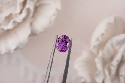 1.41 CT Oval Purple/Magenta Sapphire - Lavender Creek Gems 