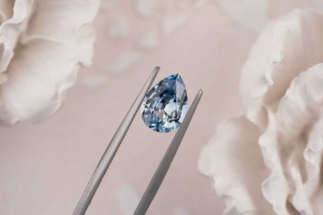 2.01 CT Pear Blue Sapphire