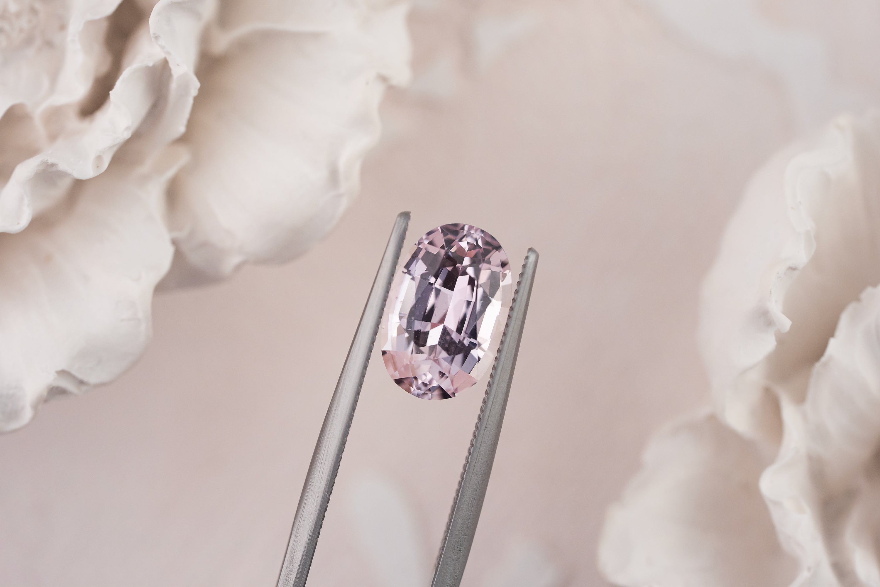 2.78 CT Oval Pastel Pink Sapphire