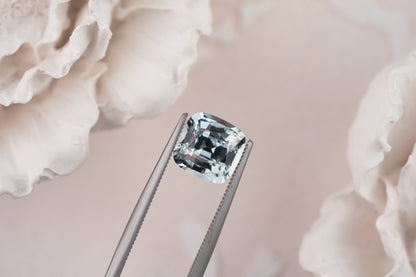 2.43 CT Cushion Mint Sapphire