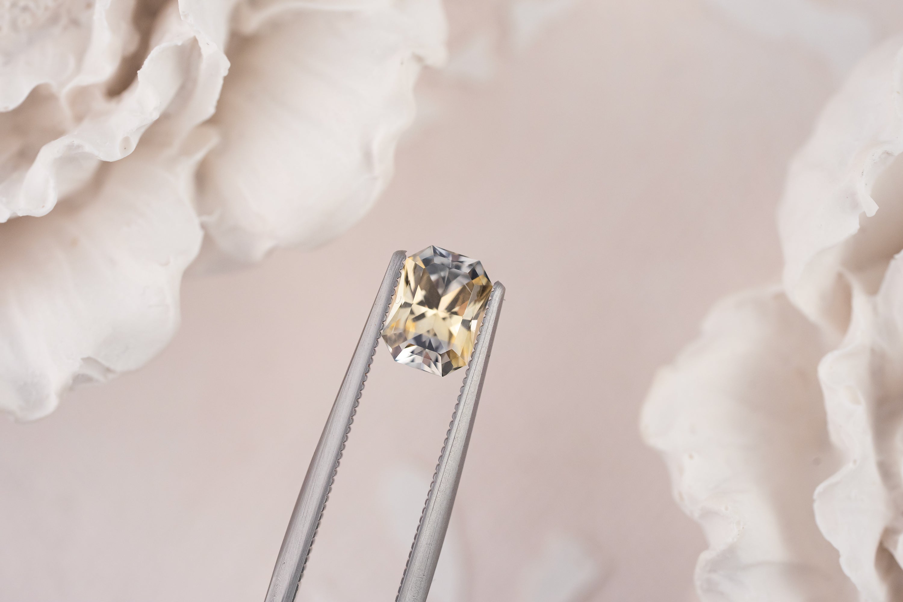 1.09 CT Radiant Bicolor Blue/Golden Sapphire