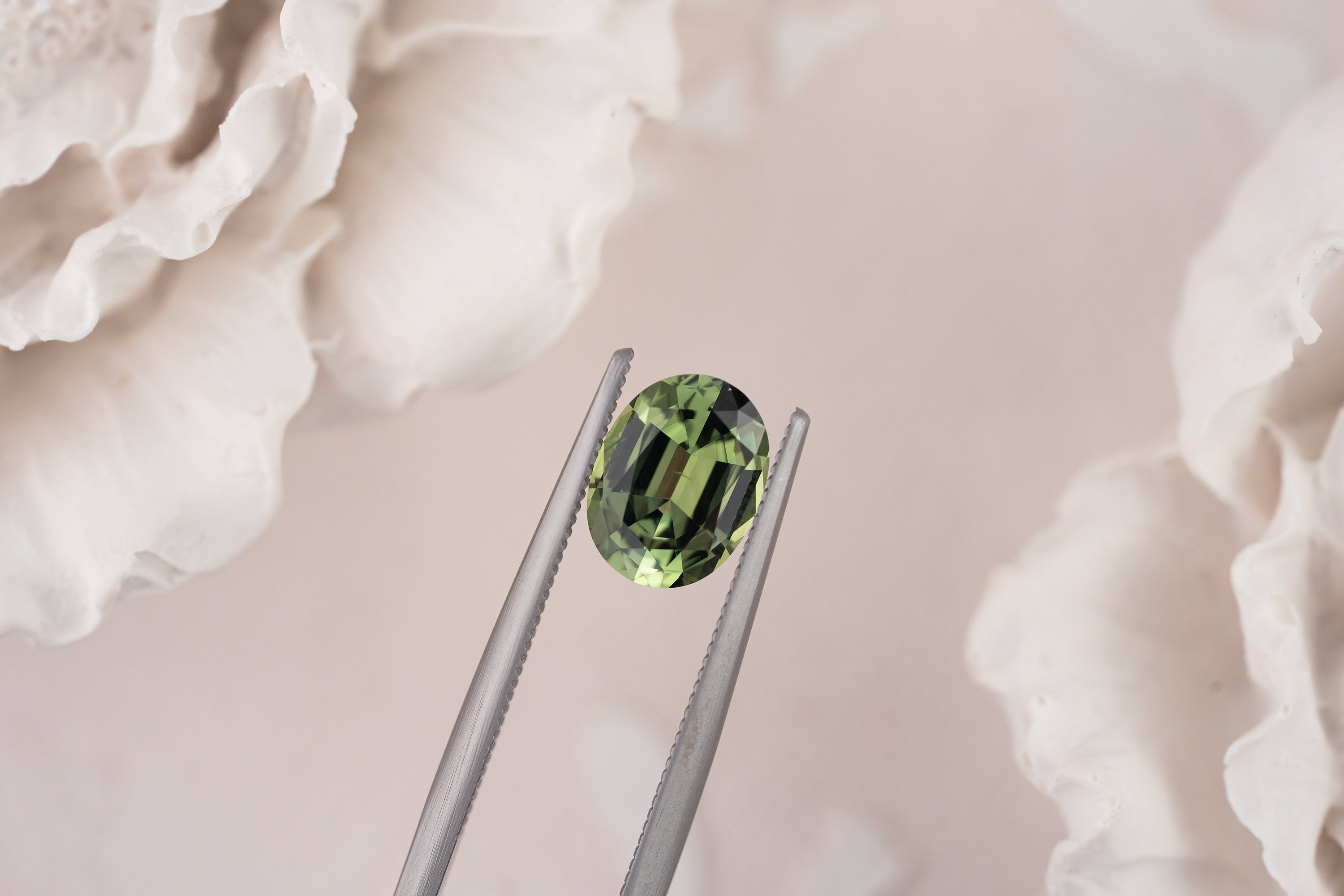 1.64 CT Oval Green Sapphire