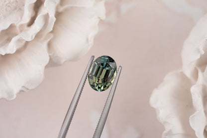 2.04 CT Oval Teal/Green Sapphire - Lavender Creek Gems 