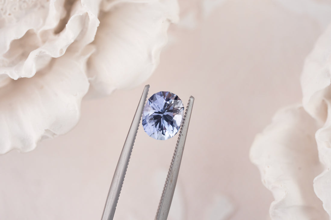 1.7 CT Oval Blue Sapphire - Lavender Creek Gems 