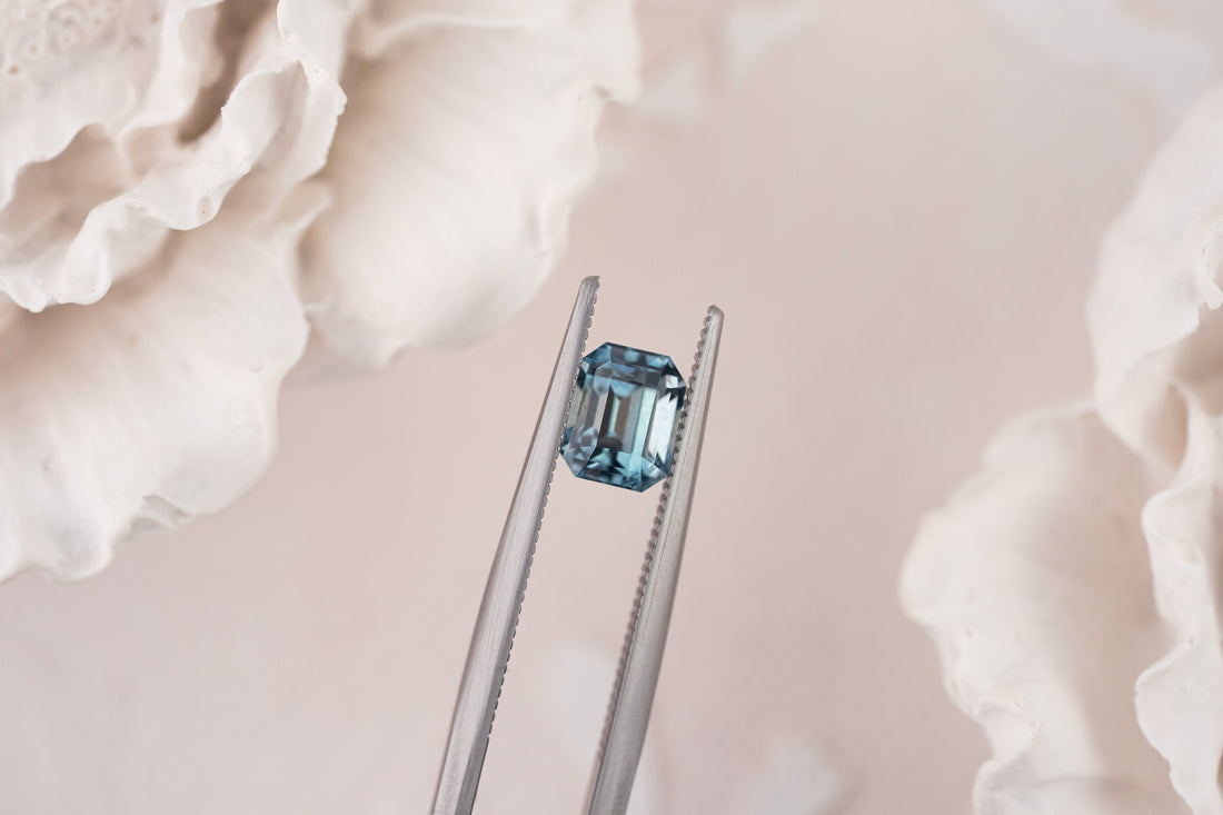 1 CT Emerald Cut Blue Montana Sapphire - Lavender Creek Gems 