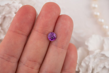 1.63 CT Round Magenta Sapphire