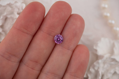 1.68 CT Round Pink Magenta Sapphire