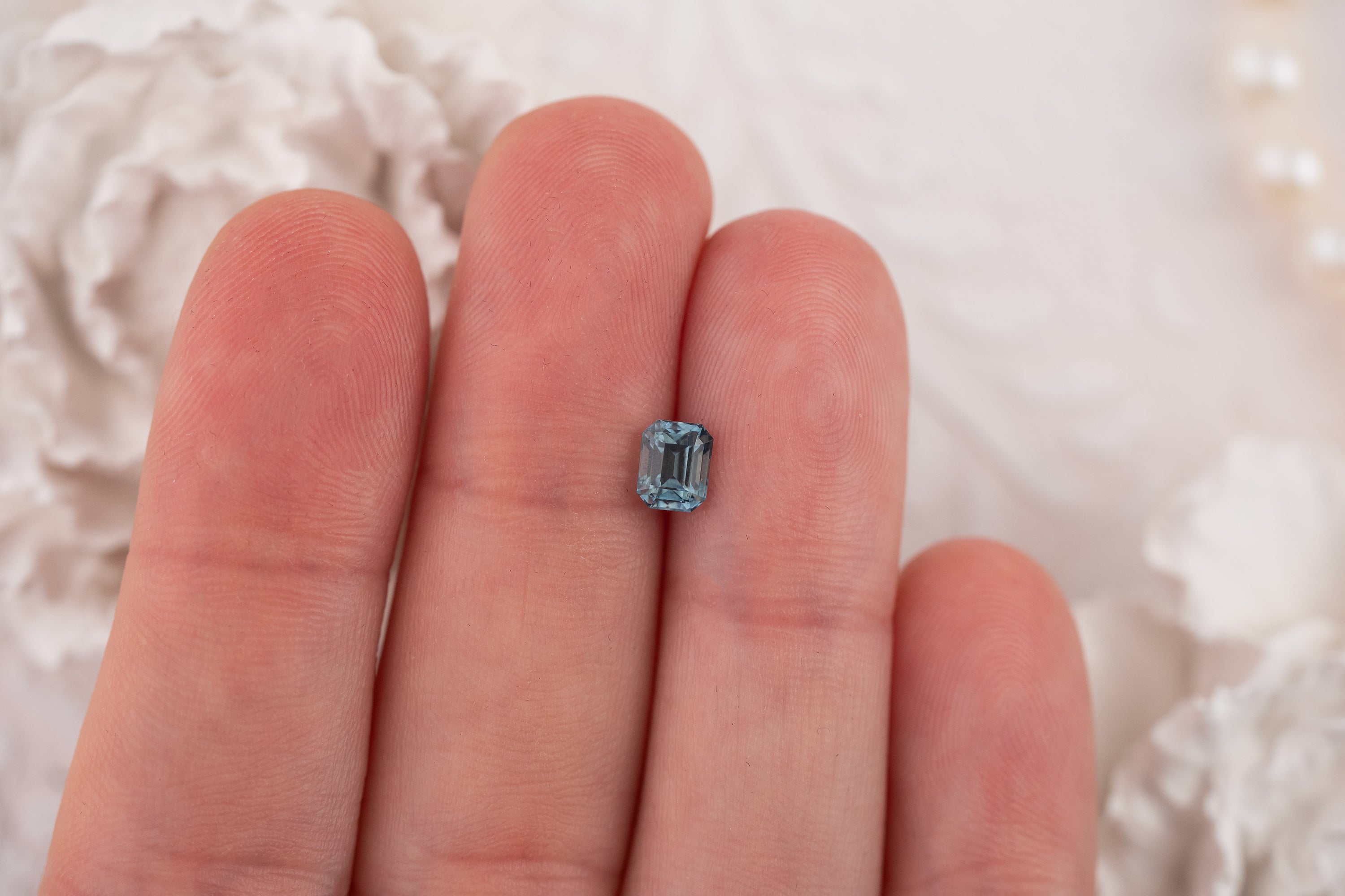 1 CT Emerald Cut Blue Montana Sapphire - Lavender Creek Gems 