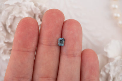 1 CT Emerald Cut Blue Montana Sapphire - Lavender Creek Gems 
