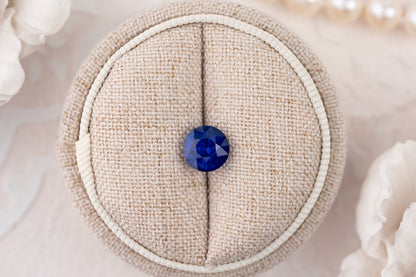 2.3 CT Round Royal Blue Sapphire