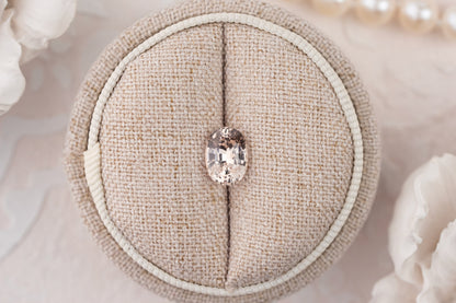 2.09 CT Oval Golden Apricot Sapphire