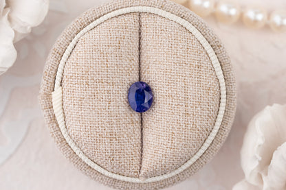 1.44 CT Oval Deep Purple Sapphire