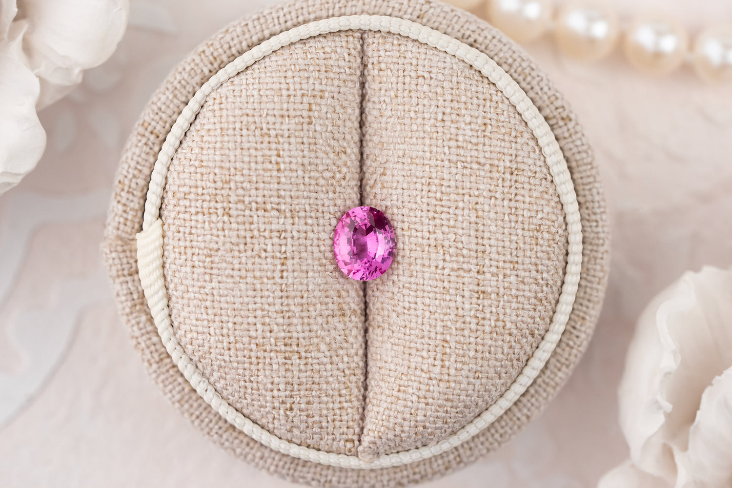 1.06 CT Oval Pink Sapphire