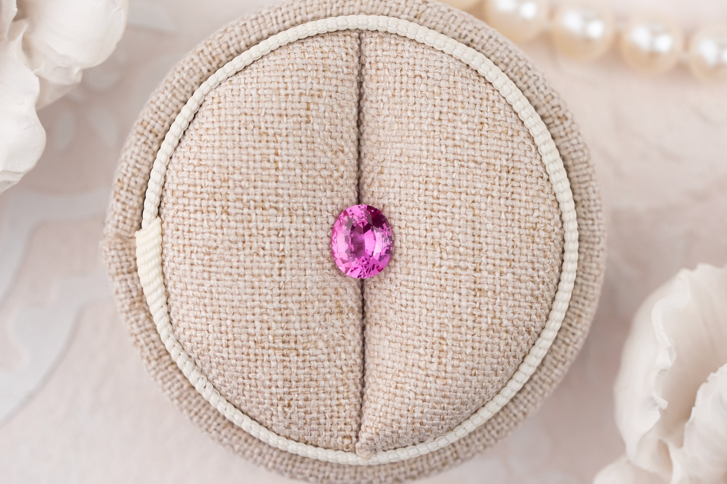 1.06 CT Oval Pink Sapphire