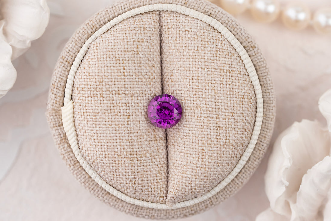 1.63 CT Round Magenta Sapphire