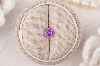 1.68 CT Round Pink Magenta Sapphire