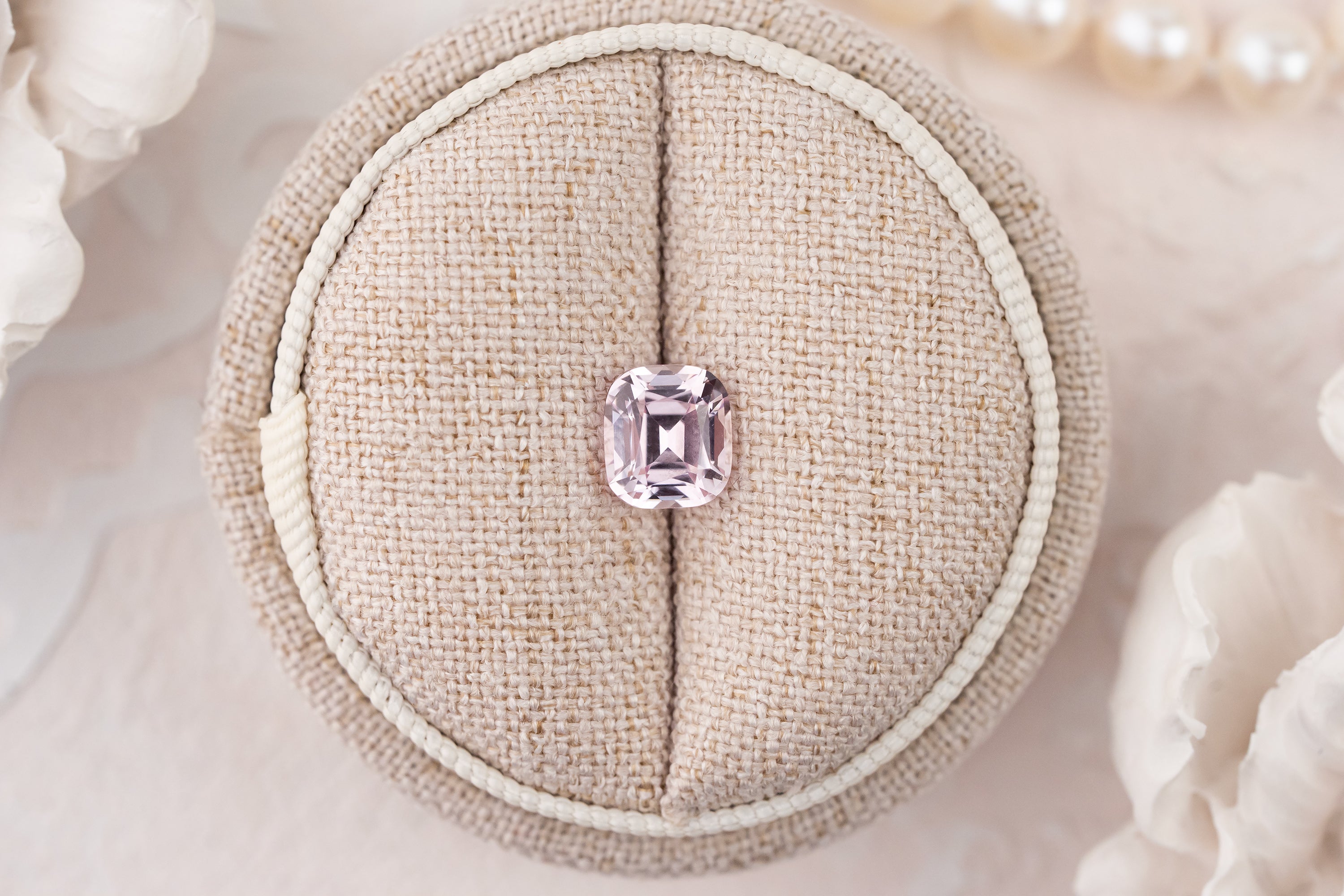 2.03 CT Cushion Pastel Pink Sapphire