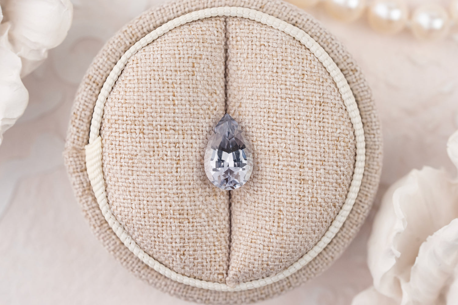 3.10 CT Pear Light Blue Sapphire