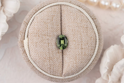 1.64 CT Oval Green Sapphire