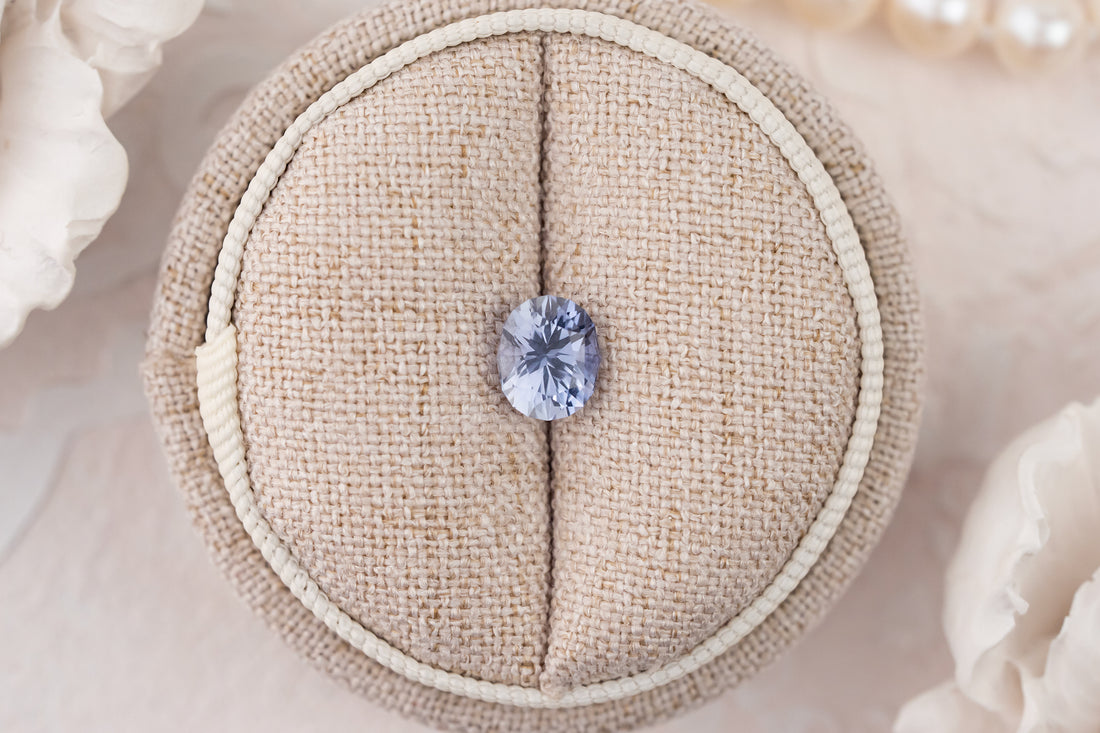 1.7 CT Oval Blue Sapphire - Lavender Creek Gems 