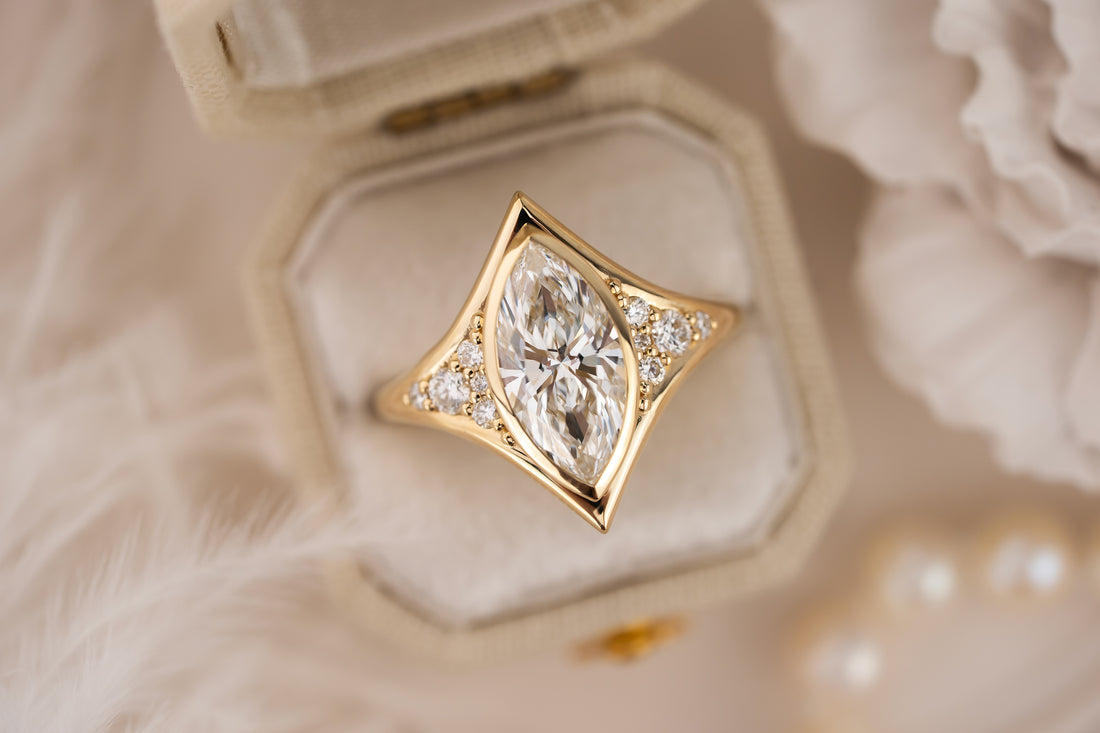 The Acrux Ring | 2.04 CT Marquise Diamond