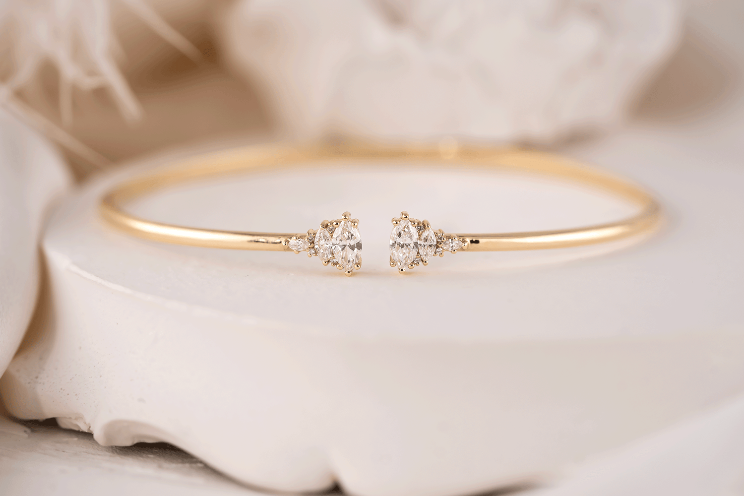 The Maeve | Open Cuff Bracelet - Lavender Creek Gems 