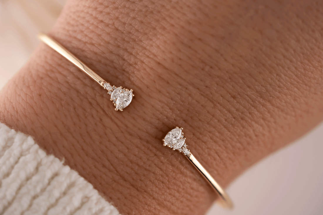 The Maeve | Open Cuff Bracelet - Lavender Creek Gems 