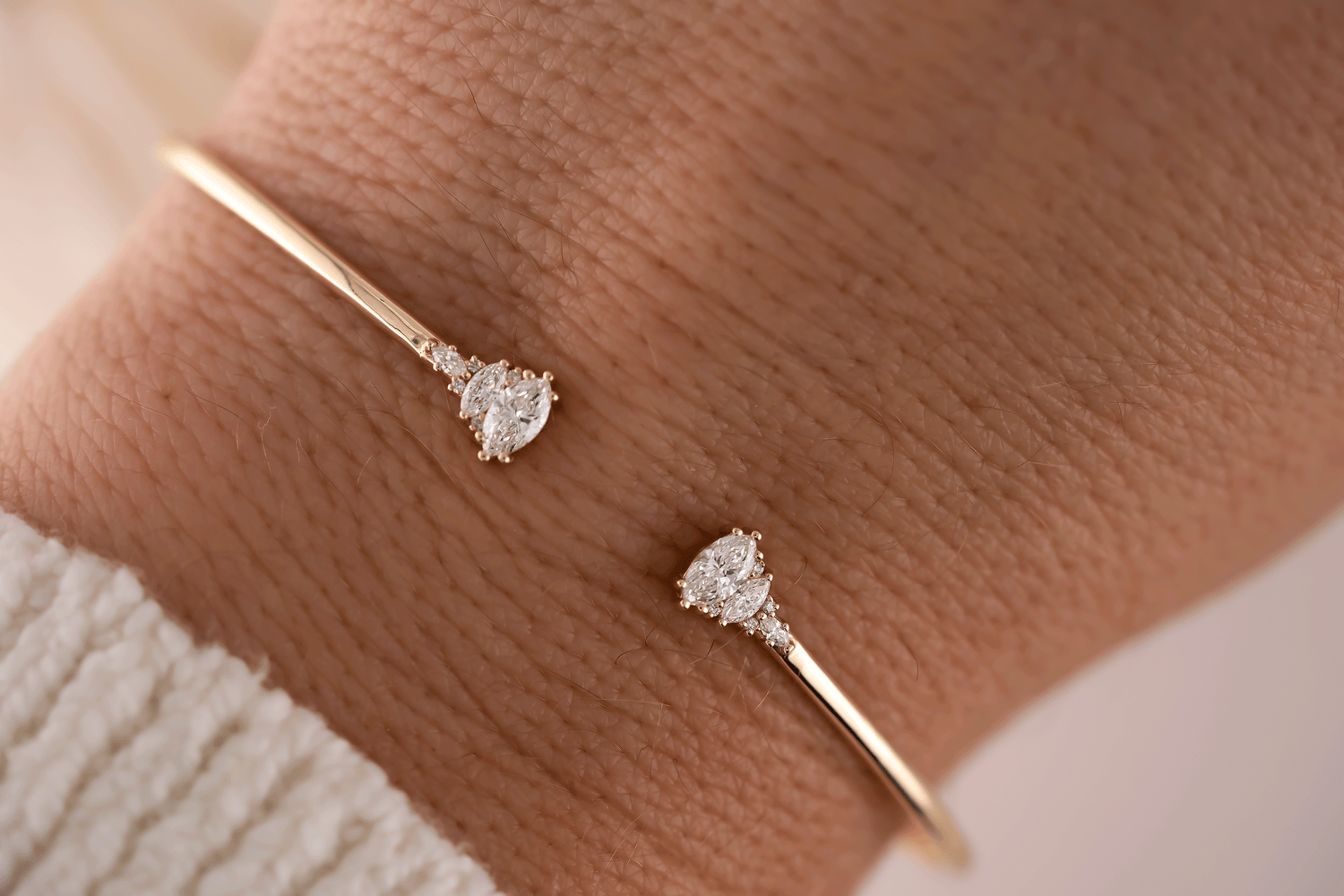 The Maeve | Open Cuff Bracelet - Lavender Creek Gems 