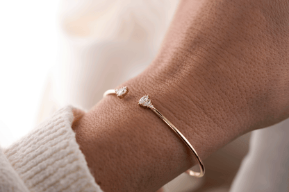 The Maeve | Open Cuff Bracelet - Lavender Creek Gems 