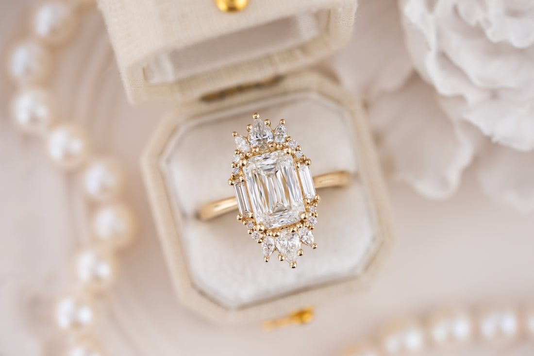 The Georgia Ring | 2.54 CT Crisscut Radiant Diamond - Lavender Creek Gems 