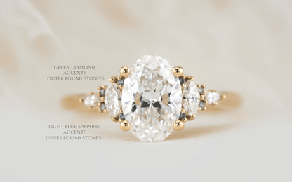 The Maeve Ring | Oval Diamond