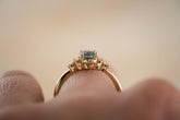 The Sura 1 CT Oval Blue Sapphire Ring - Lavender Creek Gems 