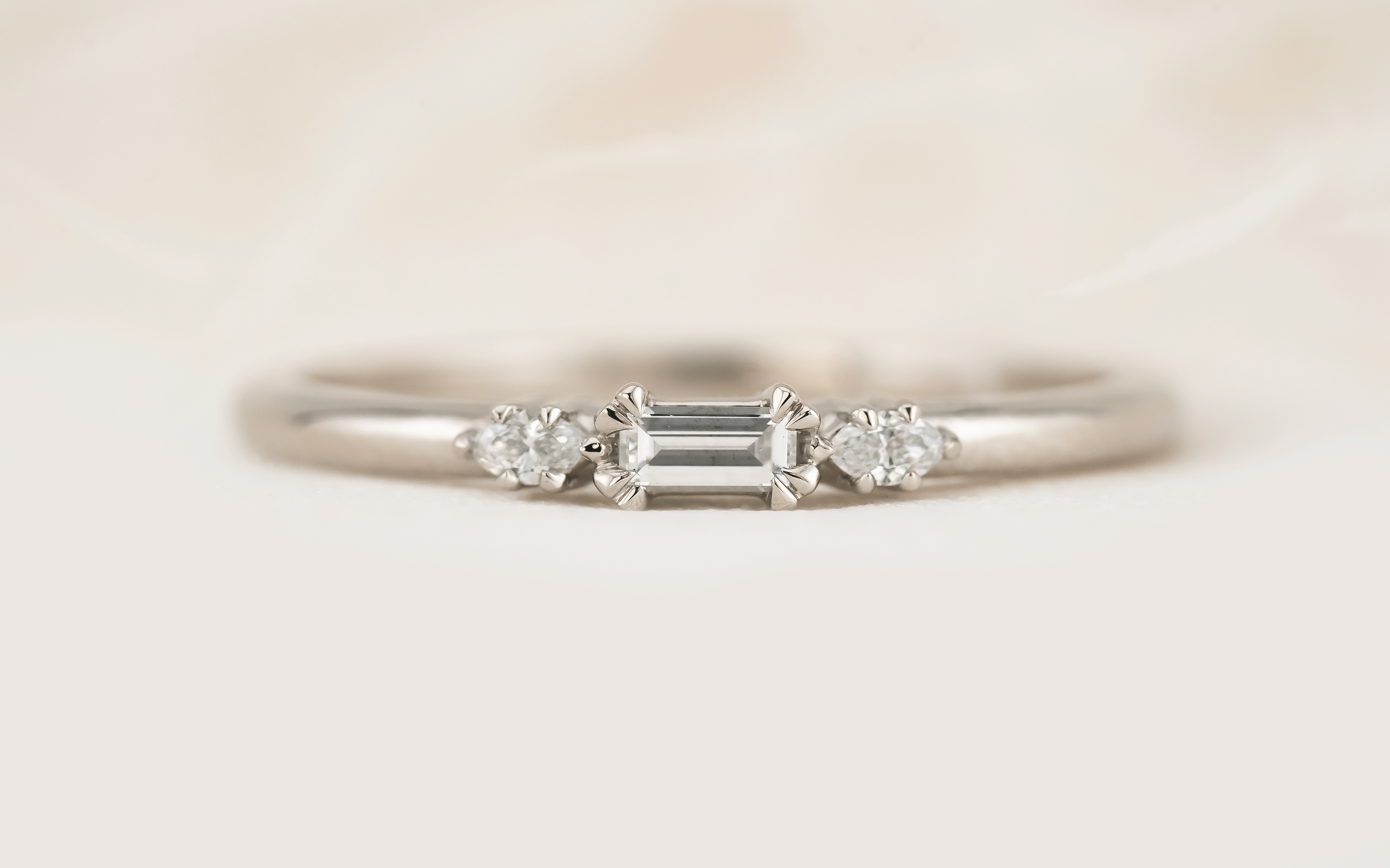 The Sonnet Ring | Diamond - Lavender Creek Gems 