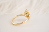 The Charlotte Ring - 1.8 CT Pear Yellow Sapphire - Lavender Creek Gems 